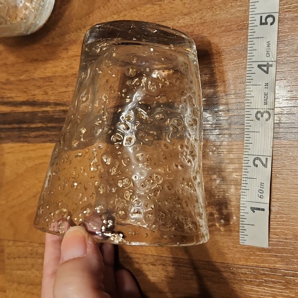 Anthropologie Theia Gold Flecked Hand Blown Glass Tumblers, Set Of Four - Picture 13 of 17